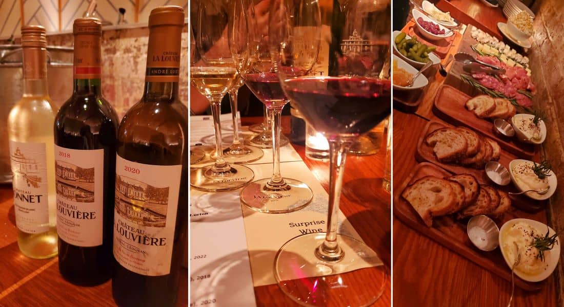 Exclusive wine tasting at Corkscrew in New York City with winemaker Bordeaux tasting with acclaimed winemaker Jacques Lurton of Vignobles André Lurton.