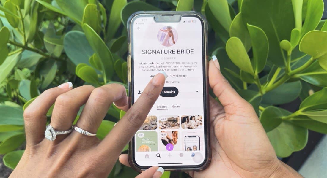 SIGNATURE BRIDE magazine's Pinterest page helps in wedding planning