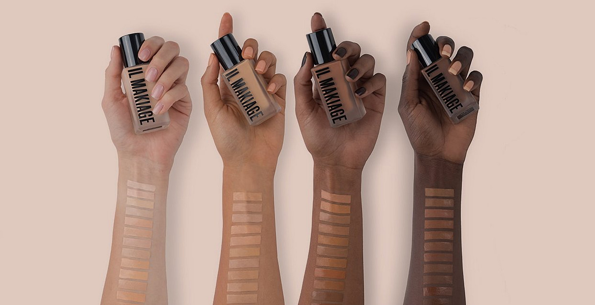 IL MAKIAGE Foundation Swatches