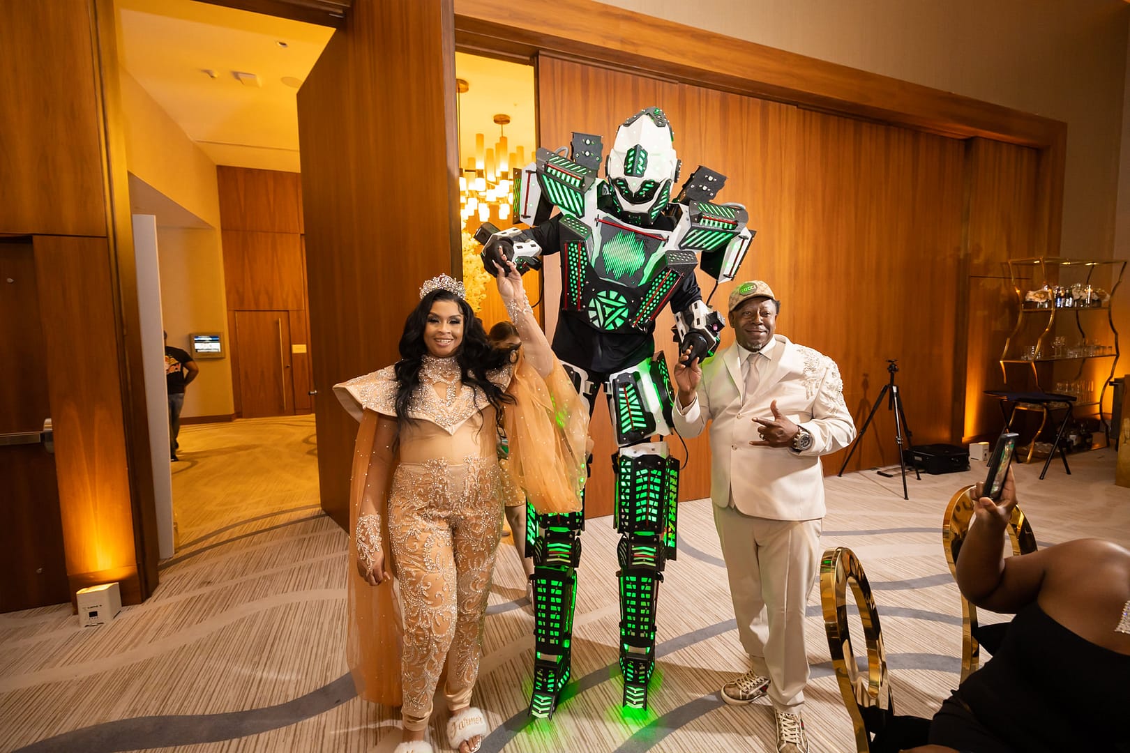 Transformers Performer at Wedding Reception