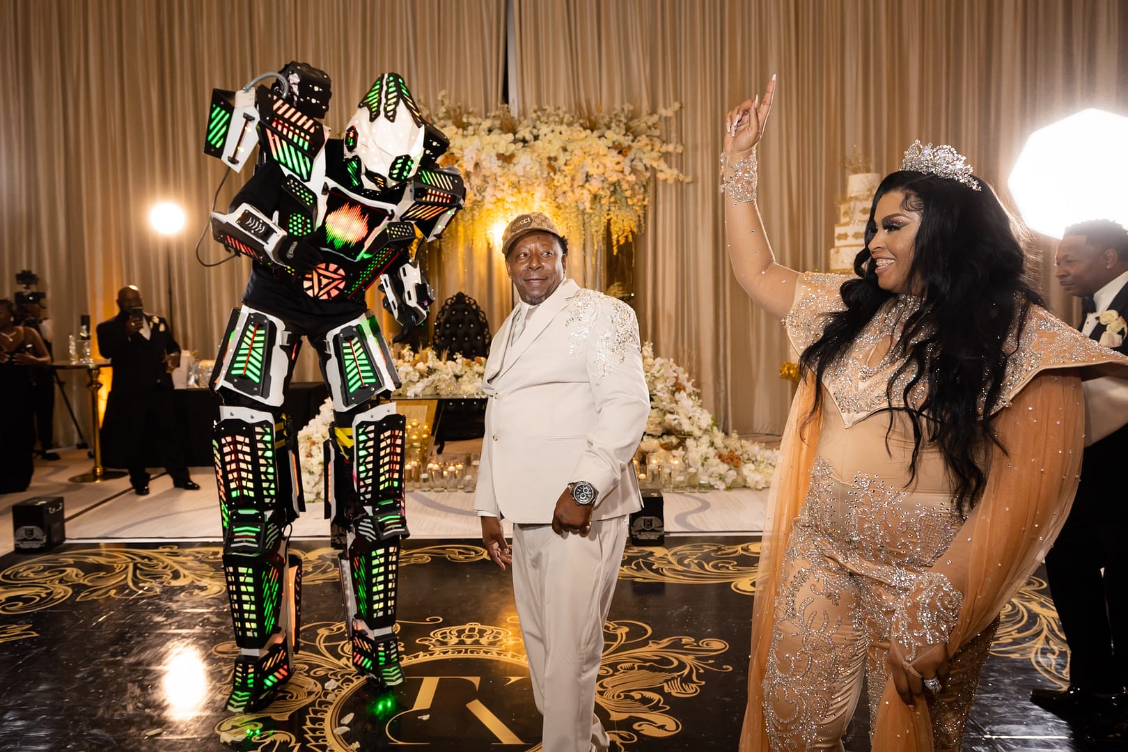Transformers Performer at Wedding Reception