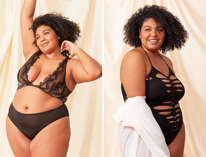 Trendy plus size lingerie fashion