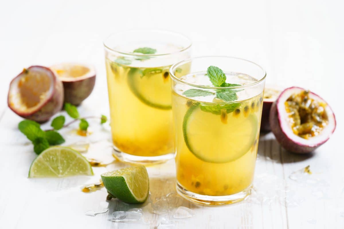 Passionfruit Mojito signature cocktail for wedding